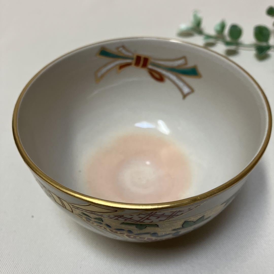 新品　京焼　抹茶茶碗　振出　茶巾筒　３点　束熨斗　花帯　吉祥紋 Amazon | 京焼 抹茶茶碗 濃茶入 蓋置き 3点 束熨斗 花帯 吉祥